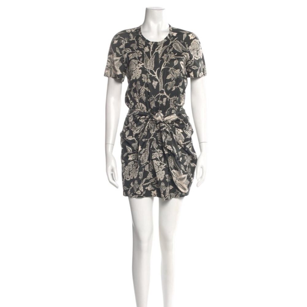 100% silk Isabel Marant mini floral dress